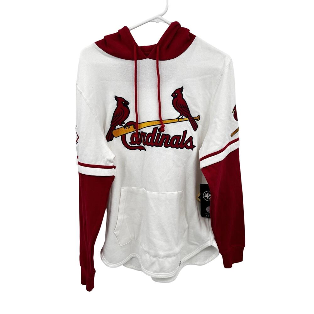 St. Louis Cardinals Men's Cooperstown Trifecta '47 Shortstop Pullover Hoodie Med